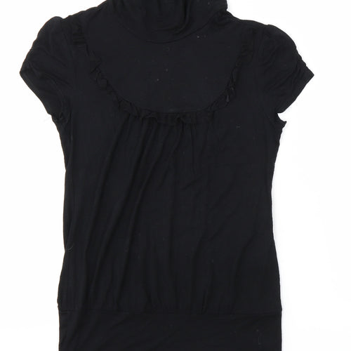 Dorothy Perkins Womens Black   Basic Blouse Size 6