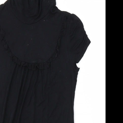 Dorothy Perkins Womens Black   Basic Blouse Size 6