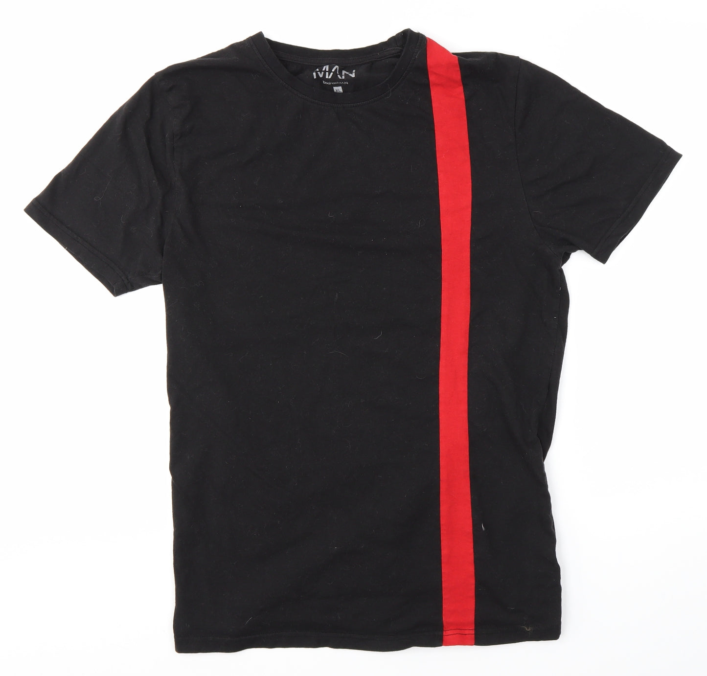 Boohoo Mens Black    T-Shirt Size XL