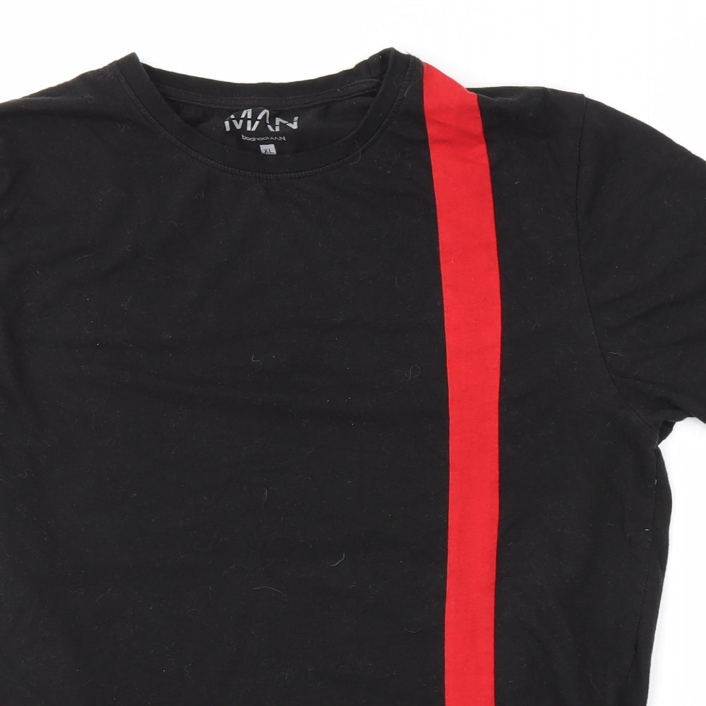 Boohoo Mens Black    T-Shirt Size XL