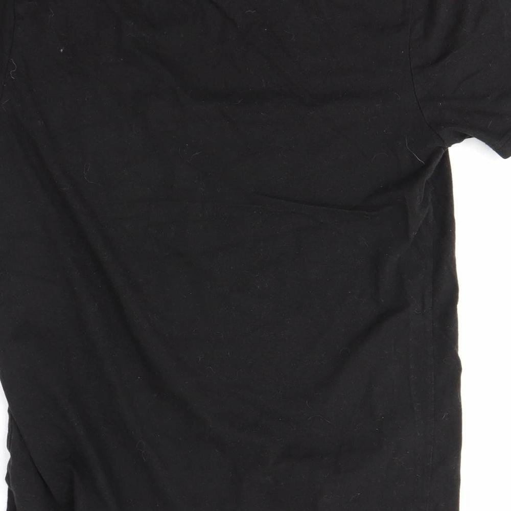 Boohoo Mens Black    T-Shirt Size XL