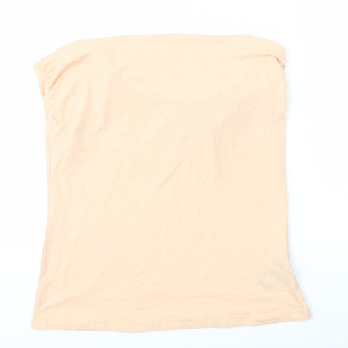 H&M Womens Orange   Basic Blouse Size L