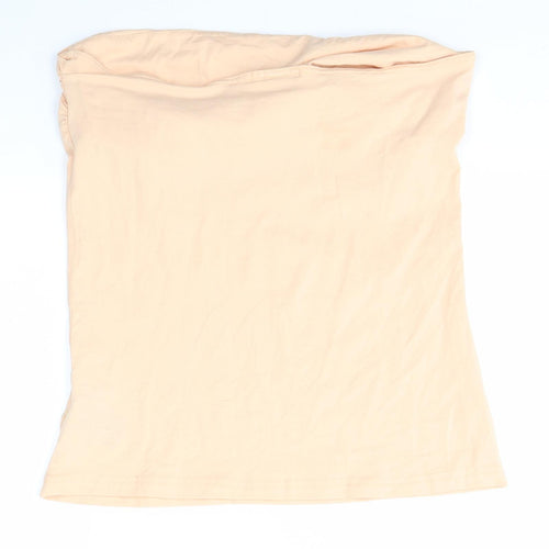 H&M Womens Orange   Basic Blouse Size L