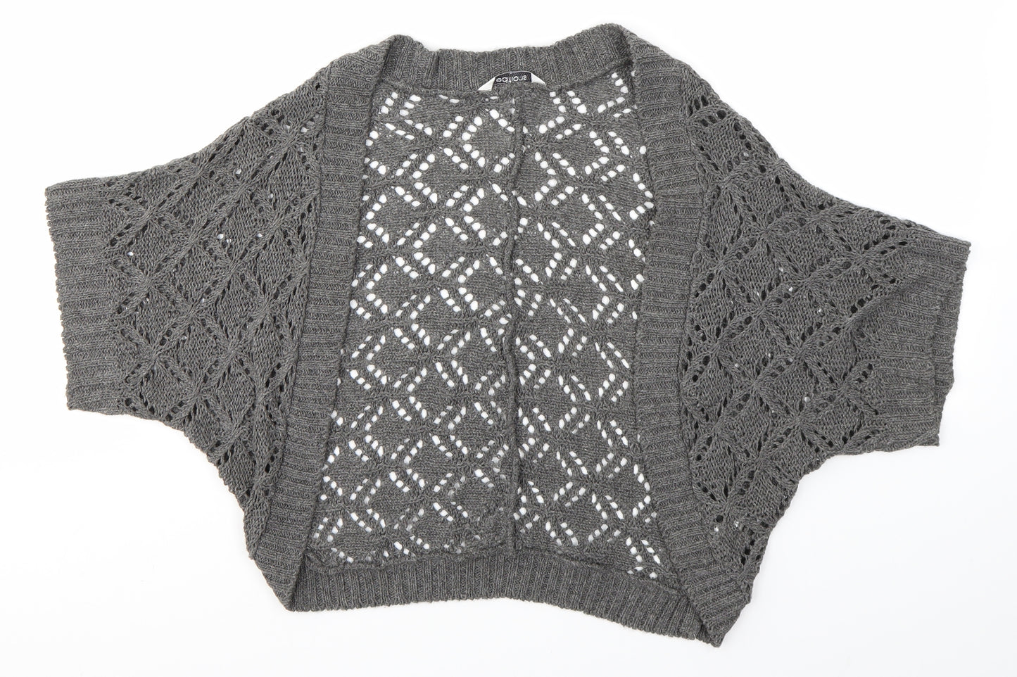 Editions Womens Grey   Cardigan Jumper Size L