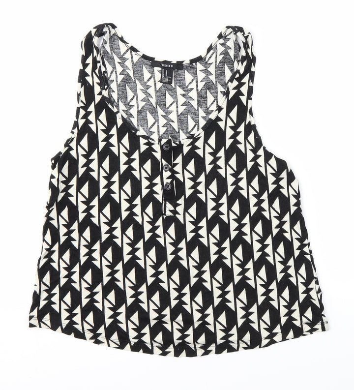 FOREVER 21 Womens Multicoloured Basic Tank Size M