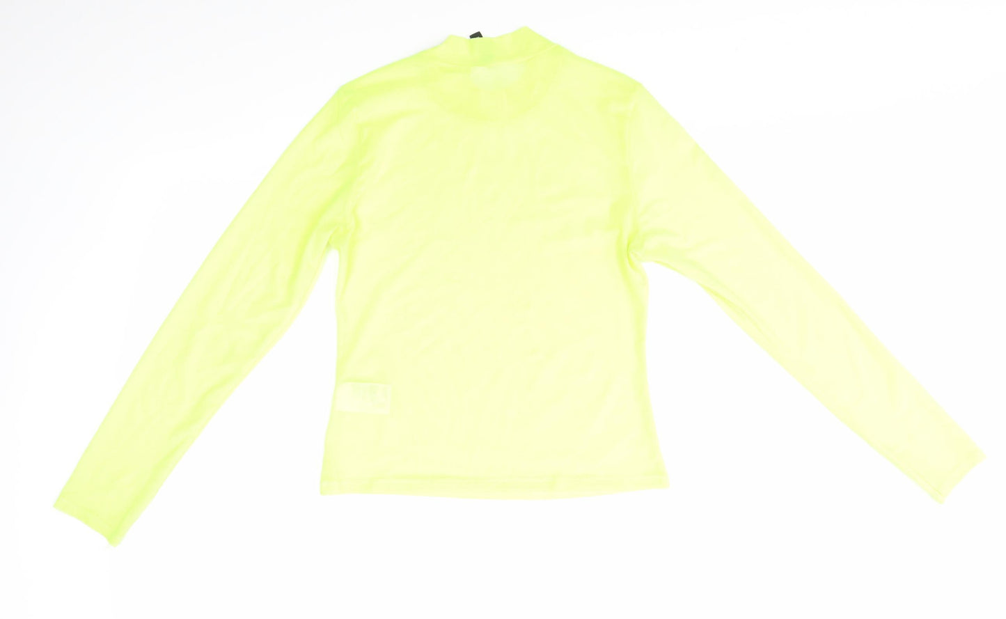 H&M Womens Yellow   Basic Blouse Size M