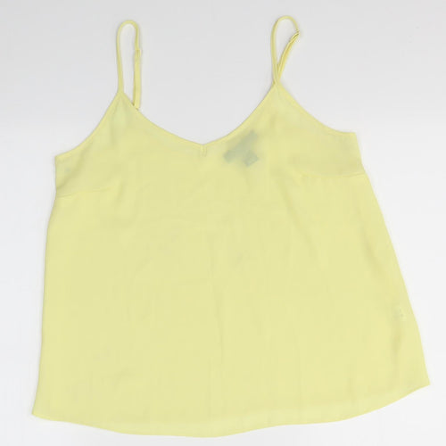 Primark Womens Yellow   Camisole Blouse Size 10
