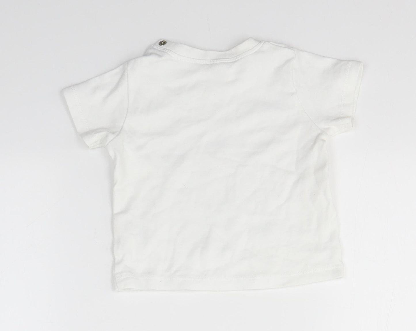 Babybugz Baby White   Basic T-Shirt Size 6-9 Months  - ST. PATRICK'S DAY