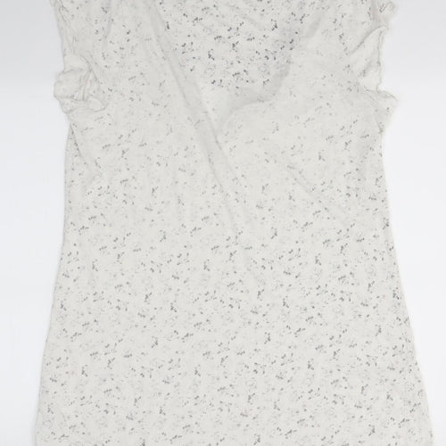 Matalan Womens White Floral  Top Dress Size 12