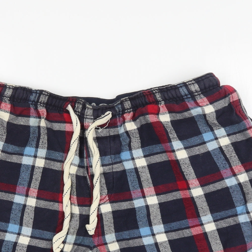 Fat Face Mens Multicoloured Check  Sweat Shorts Size 2XL