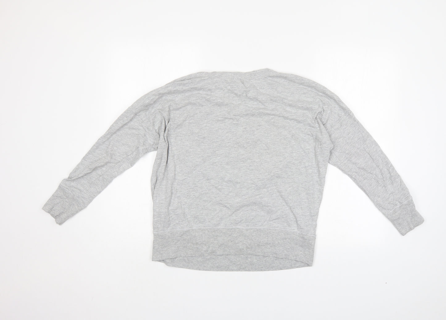M&S Womens Grey   Top Pyjama Top Size 10