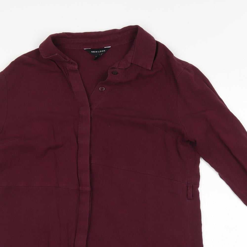 New Look Womens Purple   Shirt Dress  Size 12