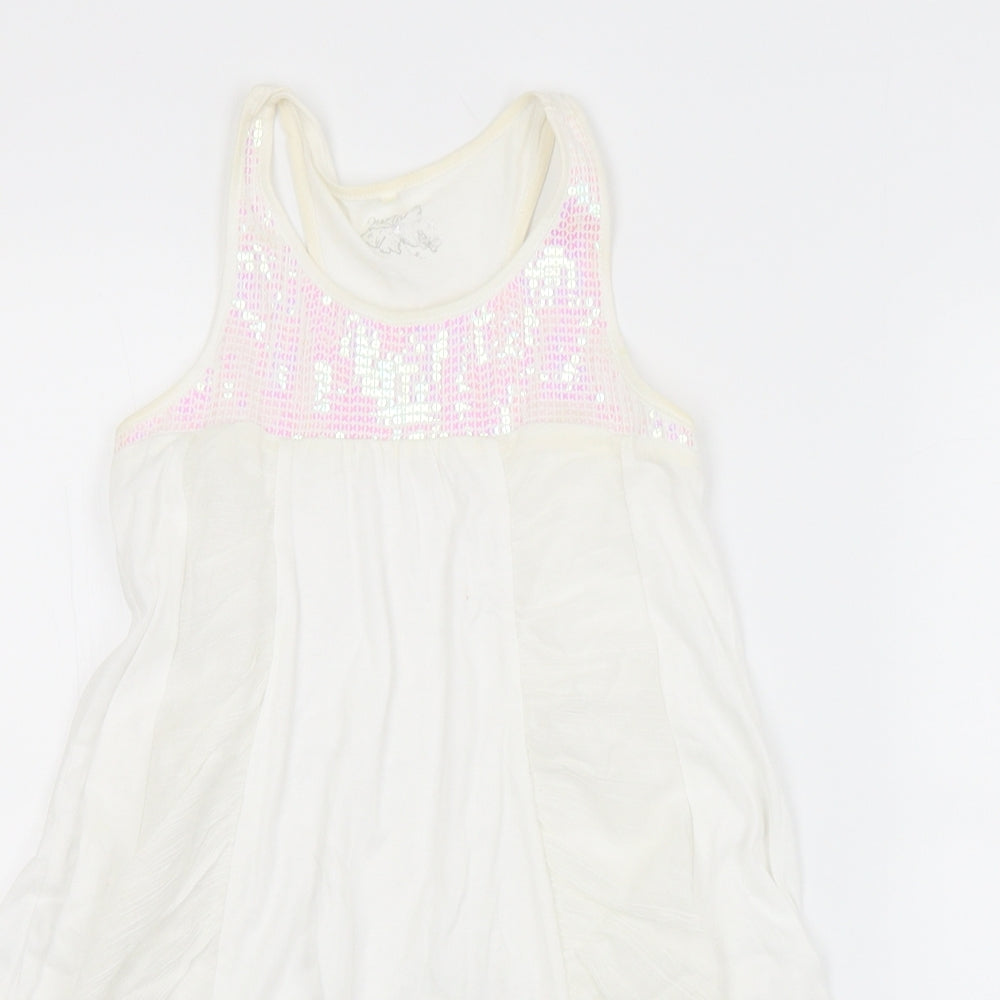 NEXT Girls White   A-Line  Size 8 Years