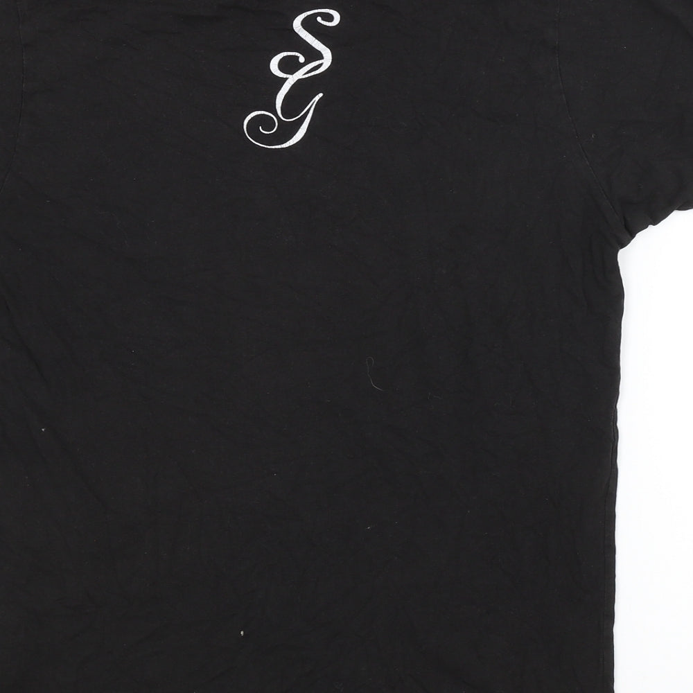 SMOOTH GANGSTER Mens Black    T-Shirt Size S