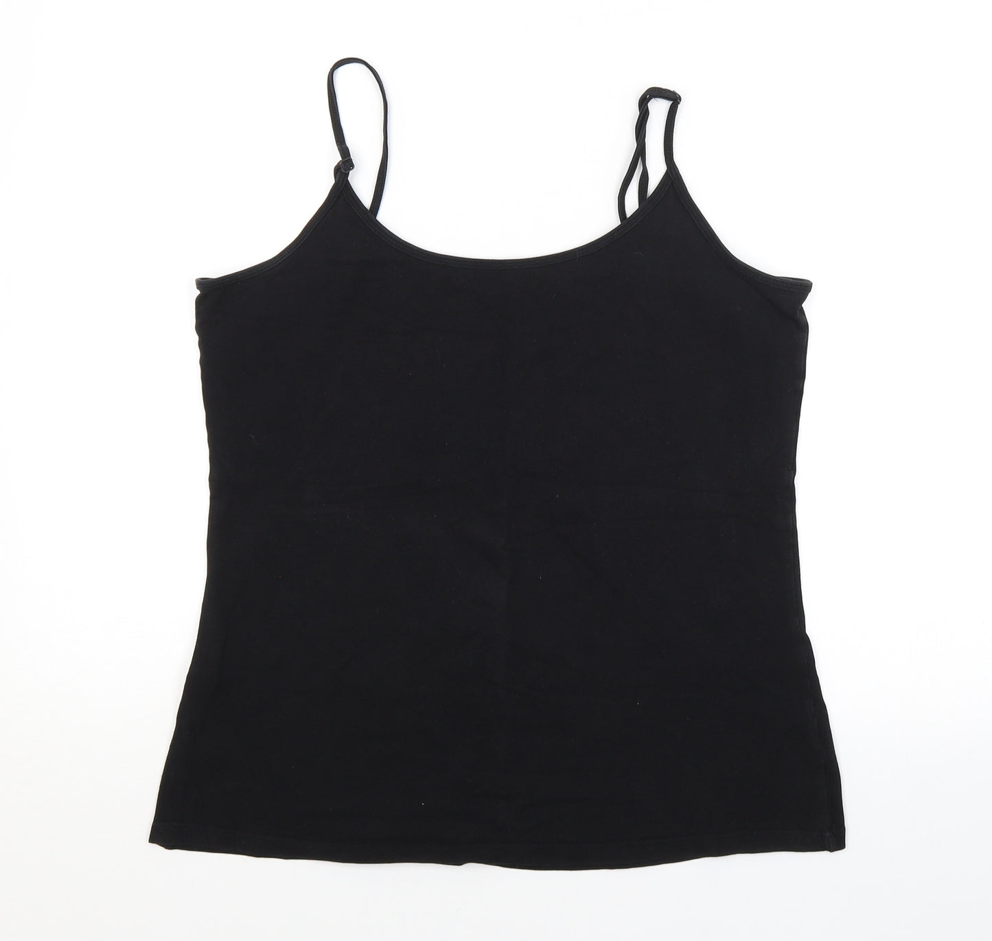 Papaya Womens Black   Basic Tank Size 18