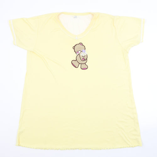 SSSHHH Womens Yellow   Top Pyjama Top