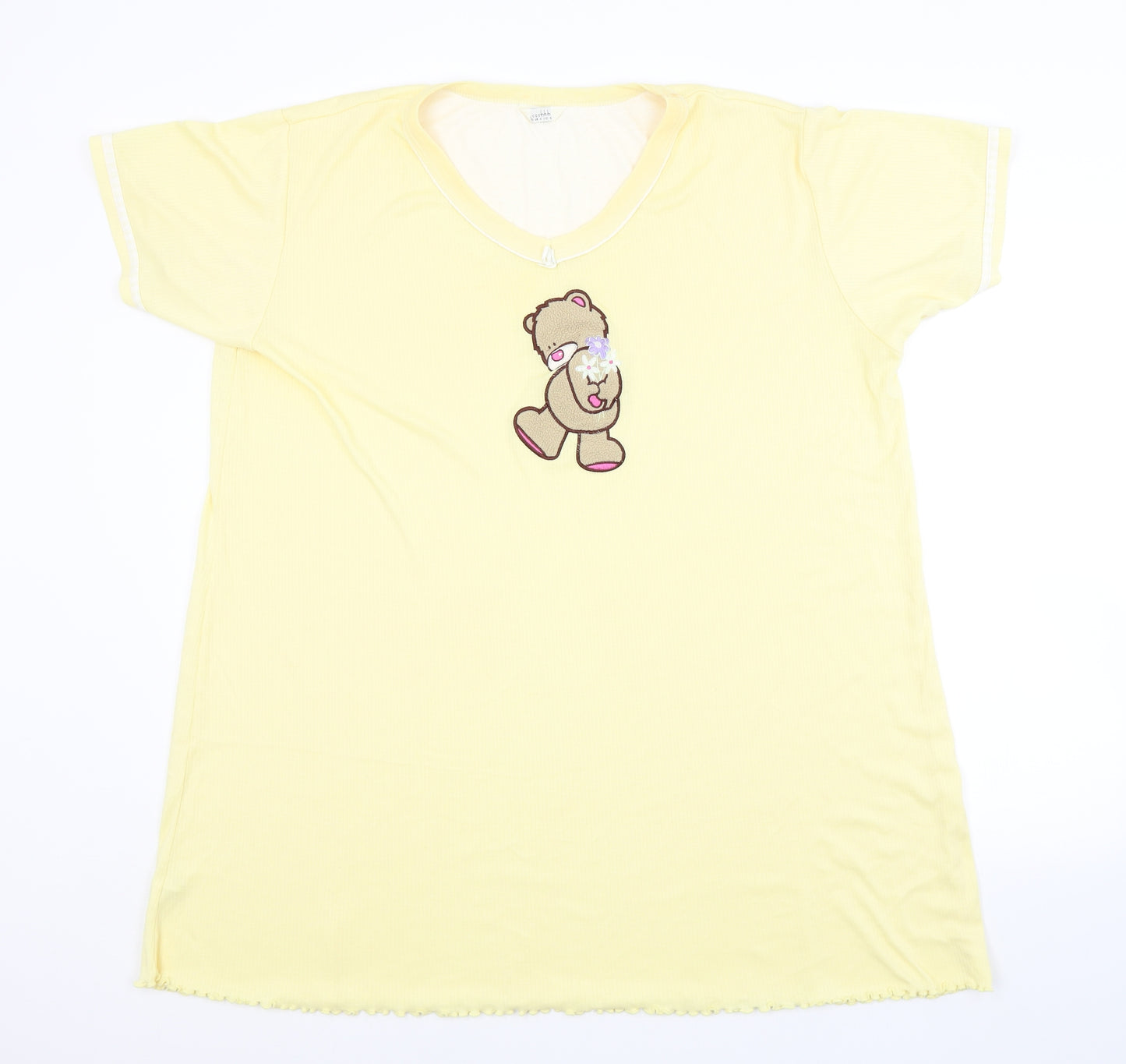 SSSHHH Womens Yellow   Top Pyjama Top