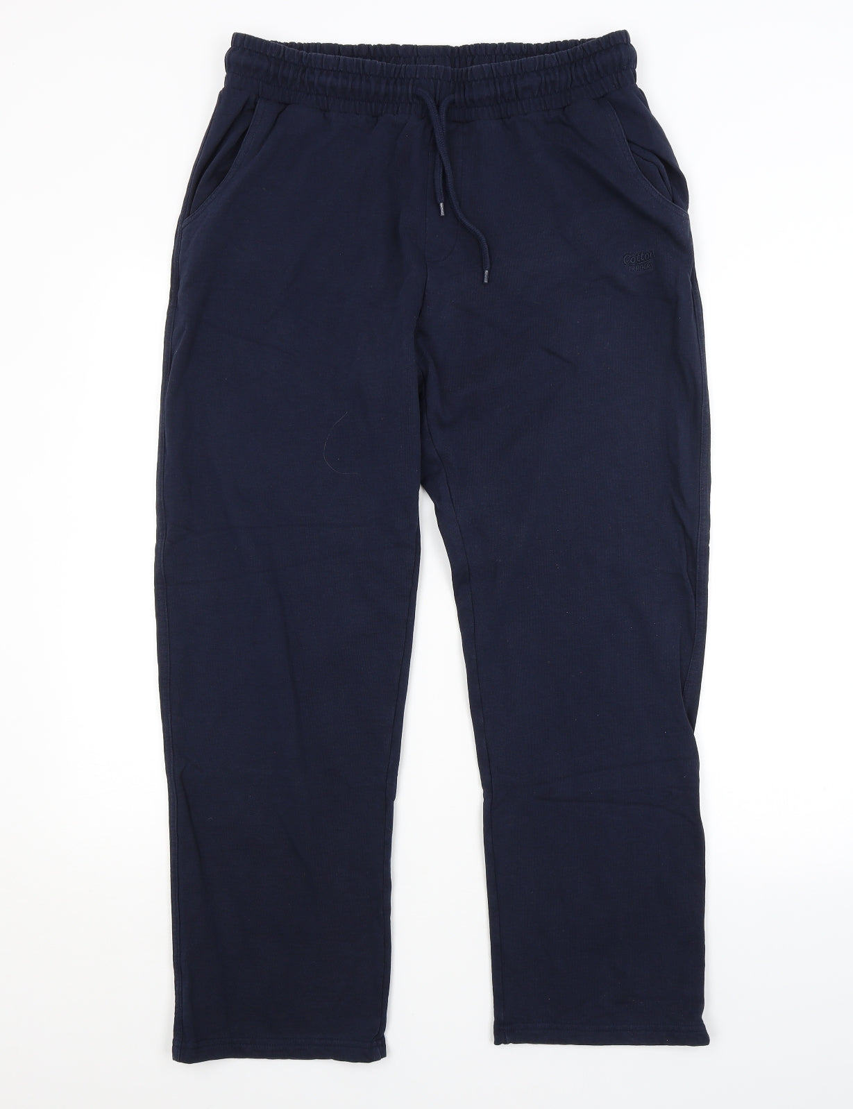 Cotton Traders Mens Blue Camouflage  Sweatpants Trousers Size L L27 in