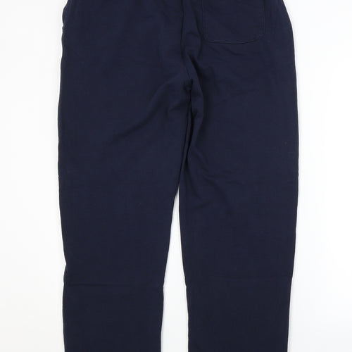 Cotton Traders Mens Blue Camouflage  Sweatpants Trousers Size L L27 in