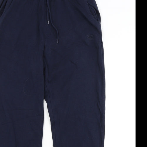 Cotton Traders Mens Blue Camouflage  Sweatpants Trousers Size L L27 in