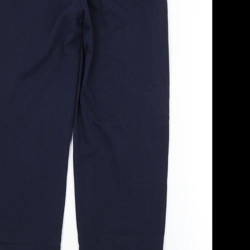 Cotton Traders Mens Blue Camouflage  Sweatpants Trousers Size L L27 in