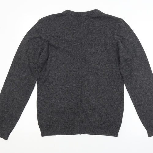 H&M Boys Grey   Cardigan Jumper Size 12-13 Years