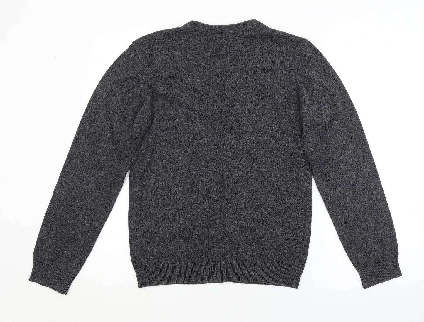 H&M Boys Grey   Cardigan Jumper Size 12-13 Years