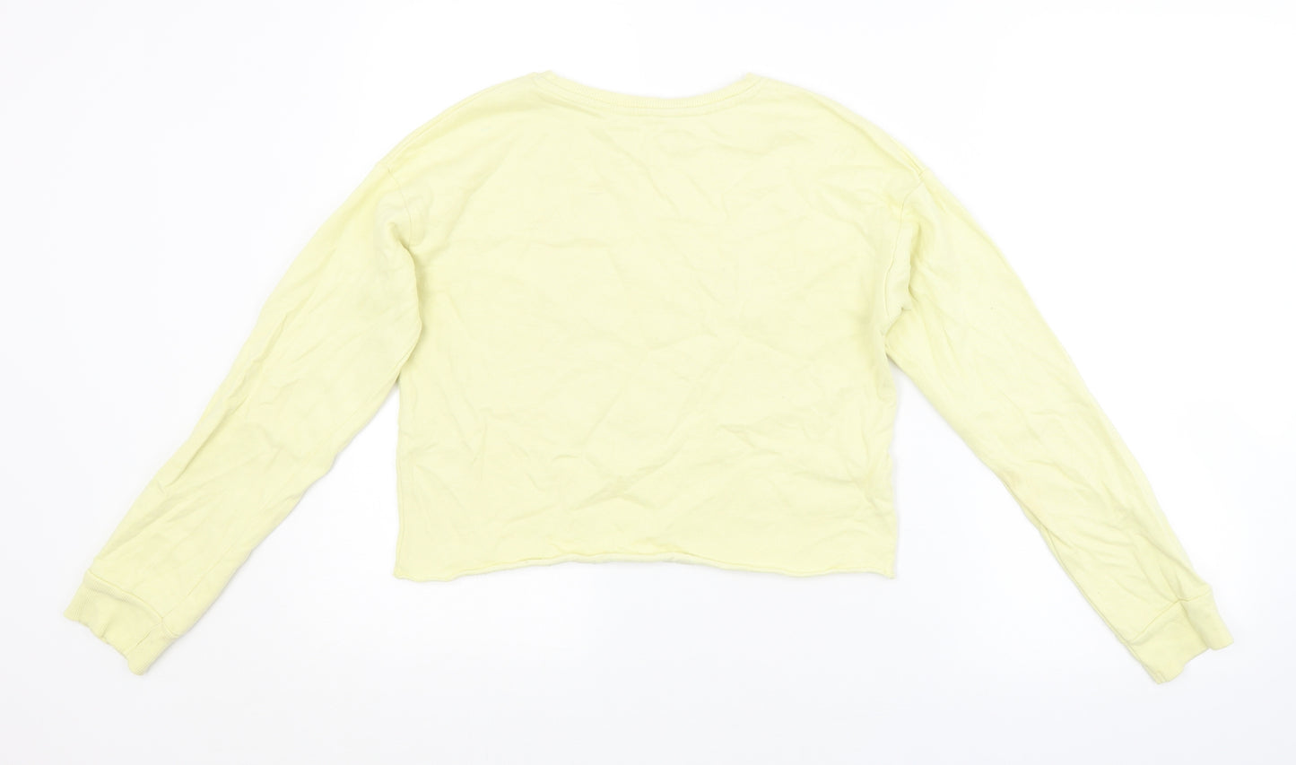 Candy Couture Girls Yellow   Pullover Sweatshirt Size 13 Years