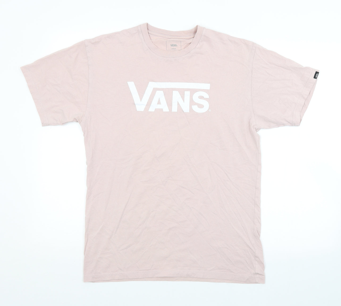 VANS Mens Pink    T-Shirt Size M