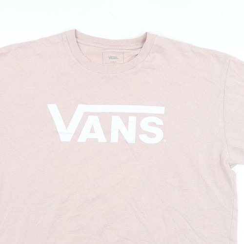 VANS Mens Pink    T-Shirt Size M