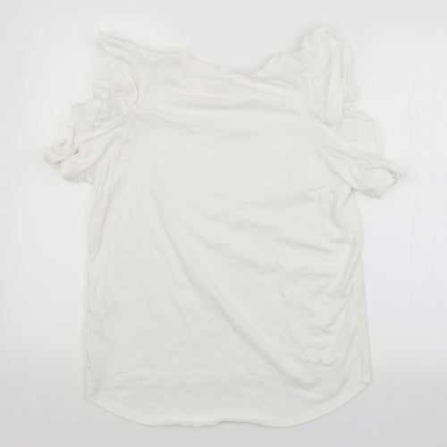 River Island Womens White   Basic Blouse Size 14