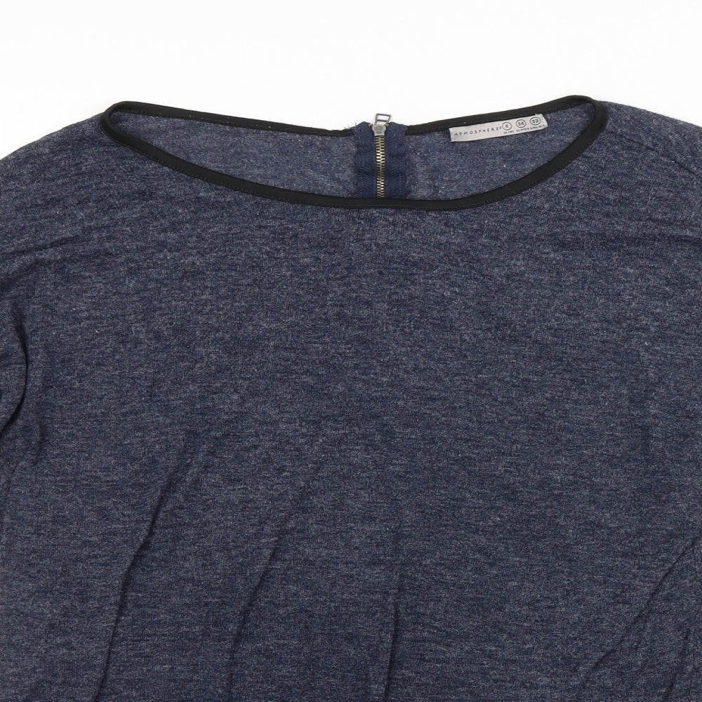 Atmosphere Womens Blue   Basic T-Shirt Size 6