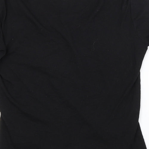 H&M Womens Black   Basic Blouse Size L