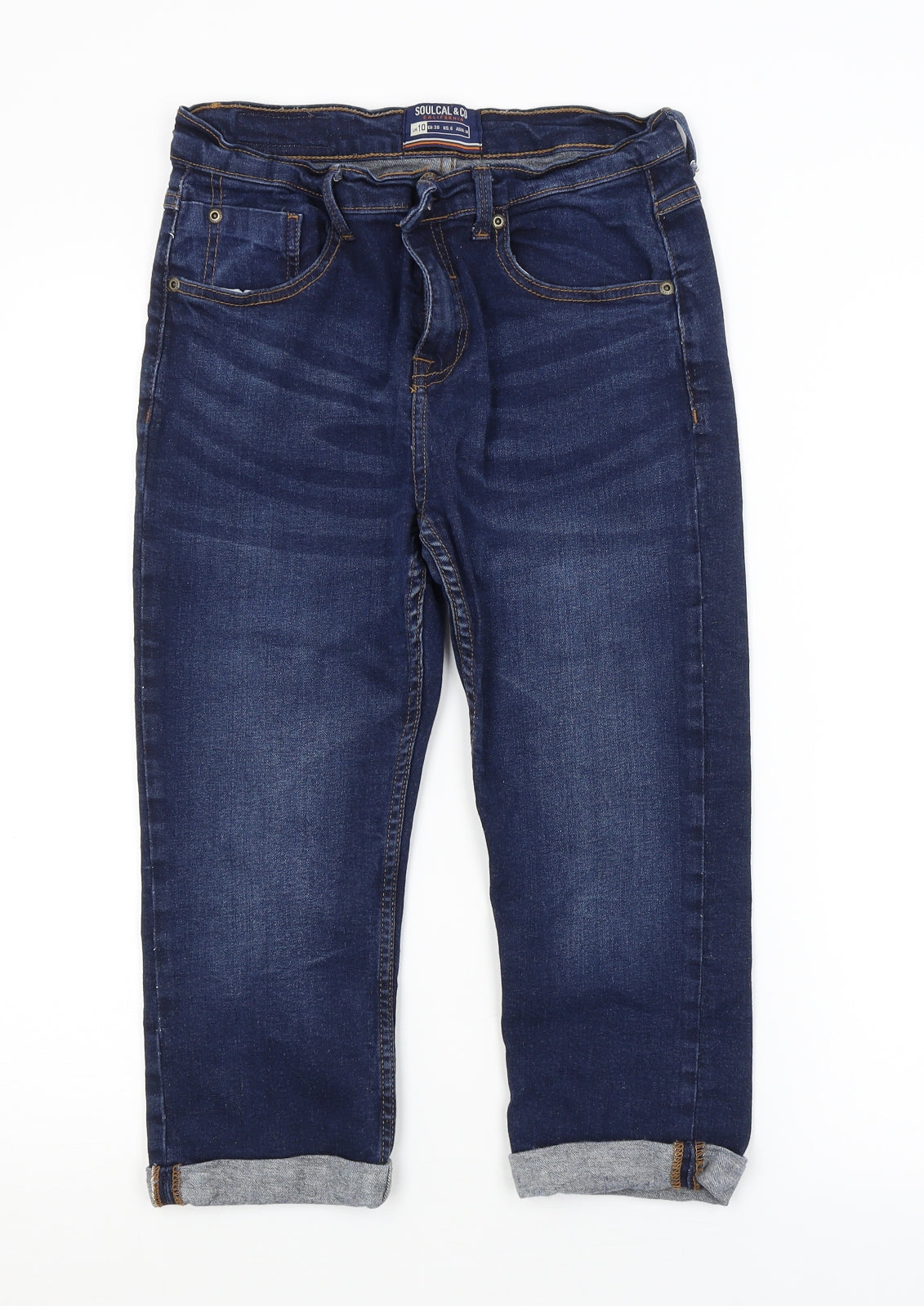 SoulCal&Co Womens Blue   Cropped Jeans Size 10 L20 in