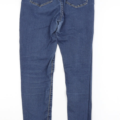 DENIM 365 Womens Blue Striped  Skinny Jeans Size 10 L26 in