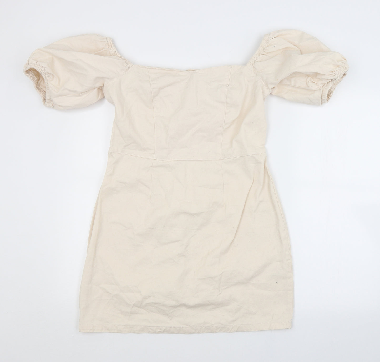 New Look Womens Beige   Pencil Dress  Size 14