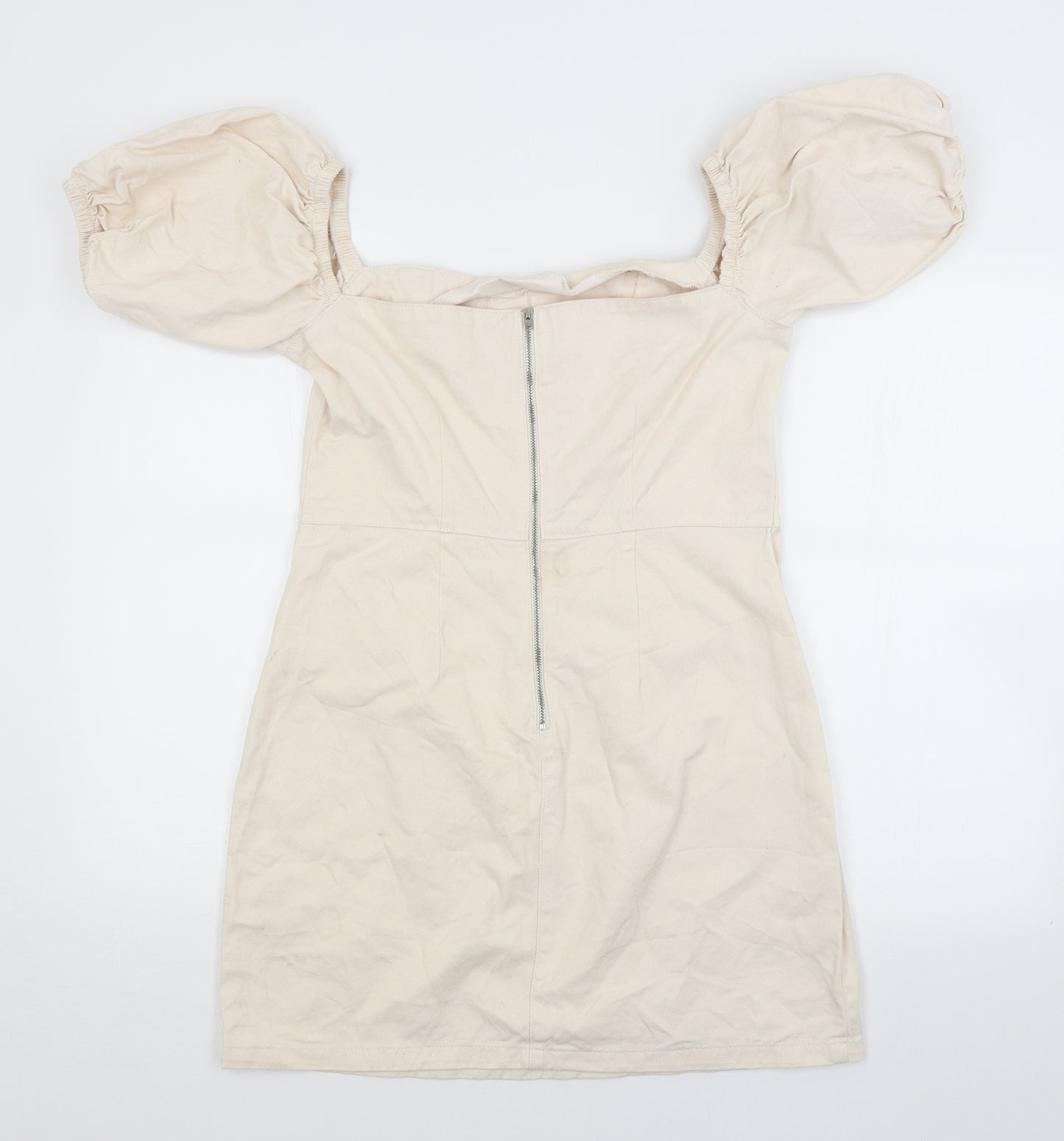 New Look Womens Beige   Pencil Dress  Size 14