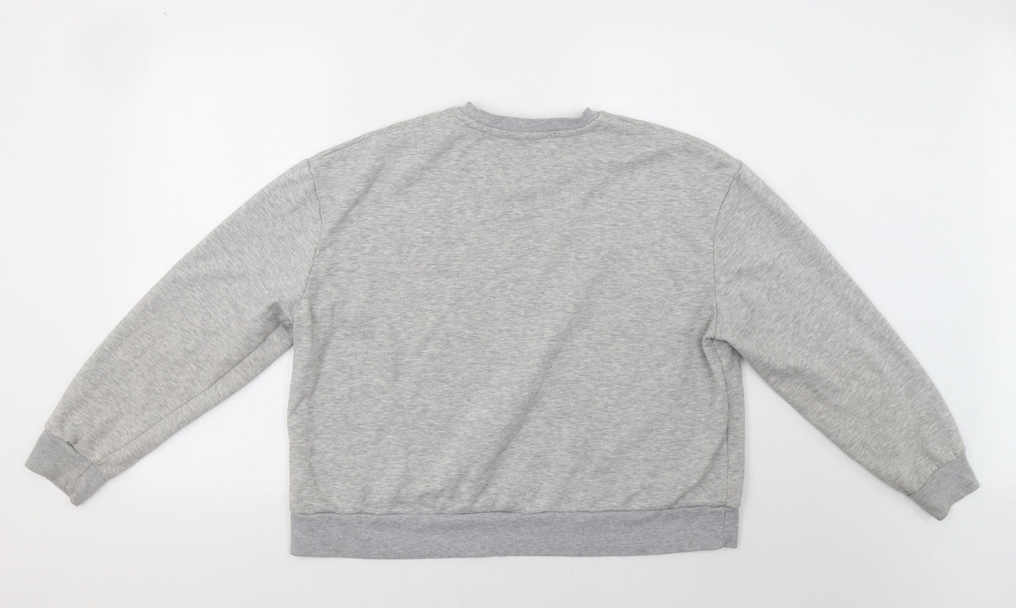 Primark Womens Grey   Pullover Sweatshirt Size M