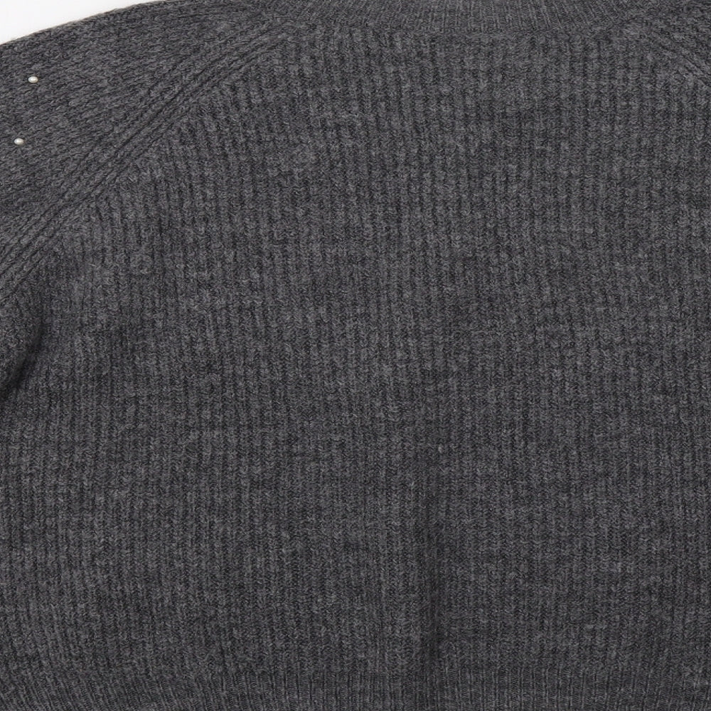 M&S Womens Grey   Pullover Jumper Size M