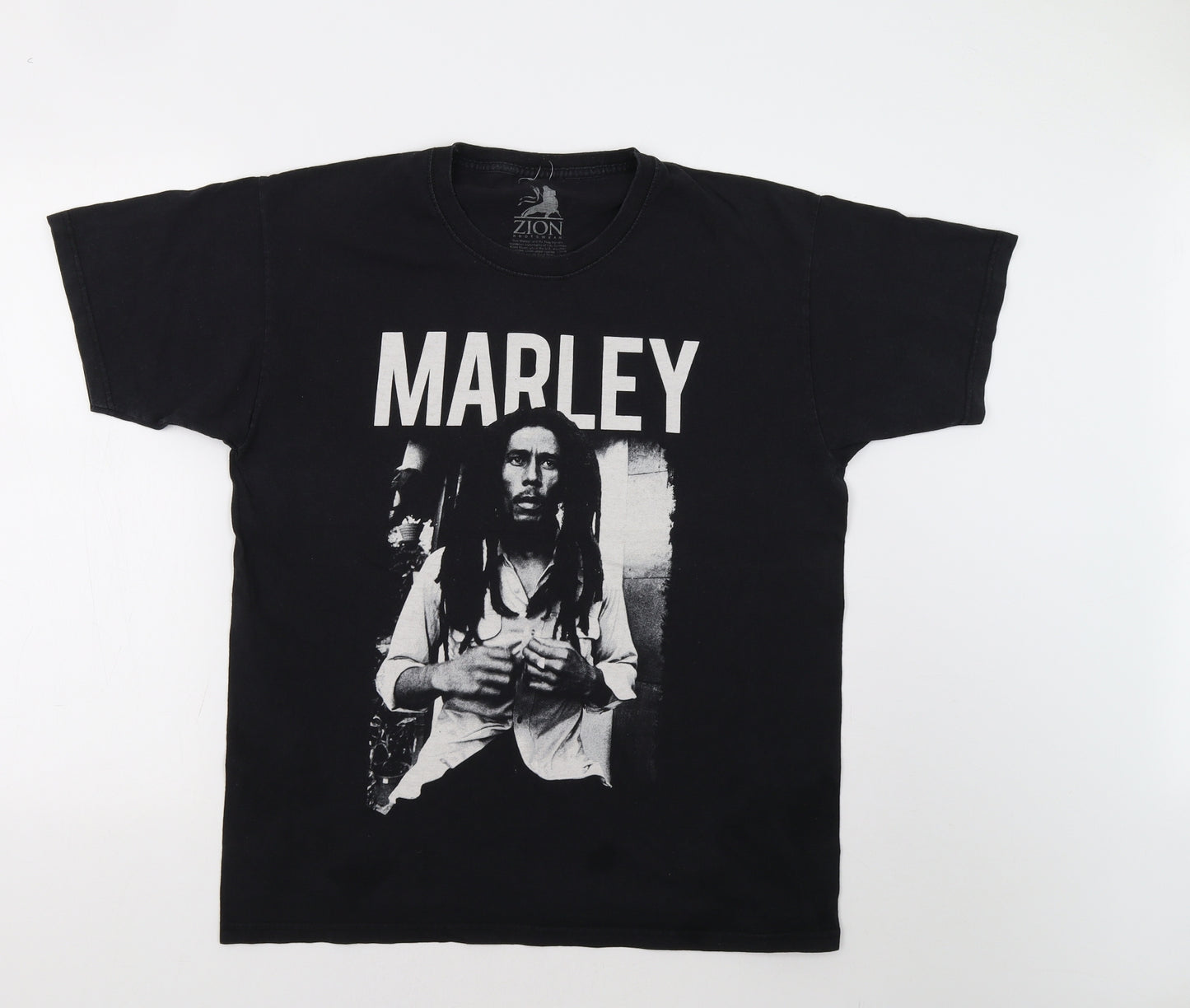 Zion Mens Black    T-Shirt Size L  - Marley