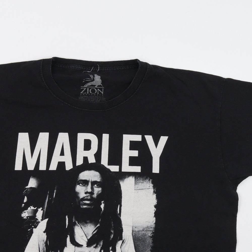 Zion Mens Black    T-Shirt Size L  - Marley