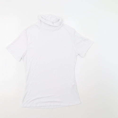 Boohoo Womens White   Basic Blouse Size 14