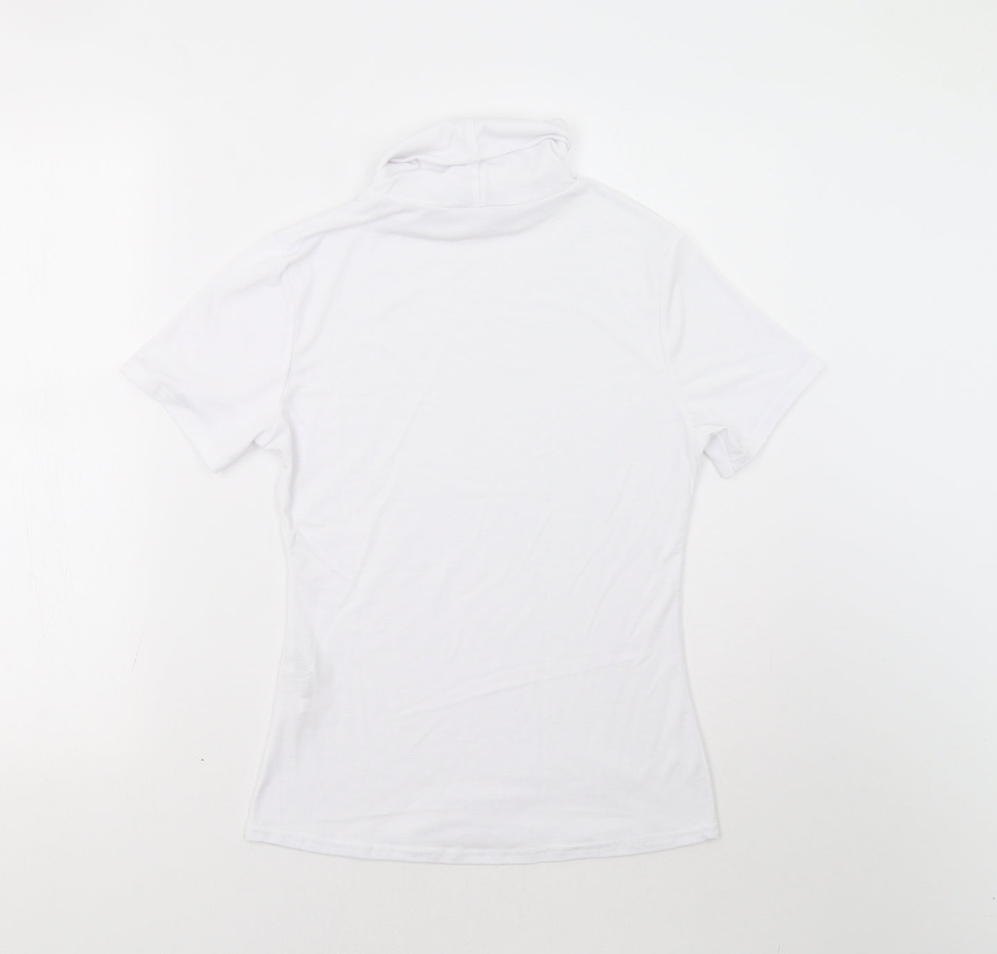 Boohoo Womens White   Basic Blouse Size 14