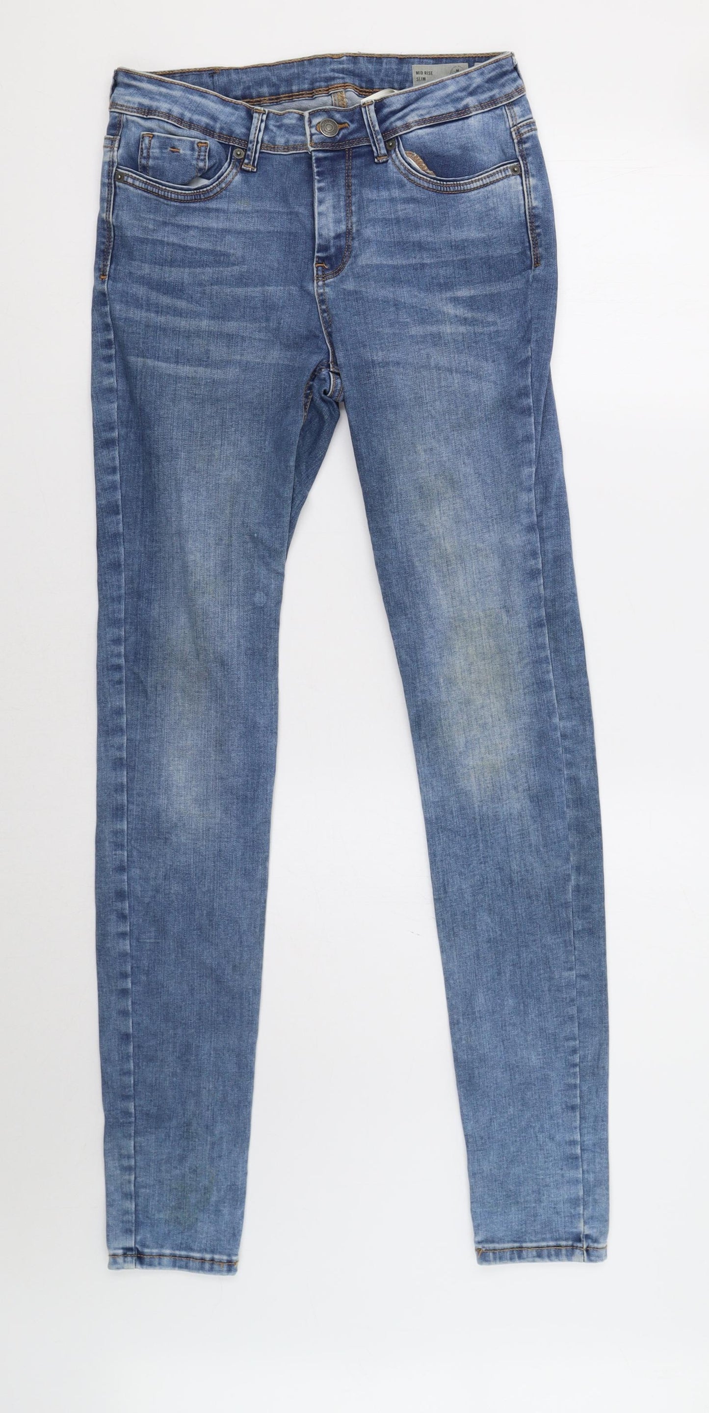 VERO MODA Womens Blue   Skinny Jeans Size 10 L34 in