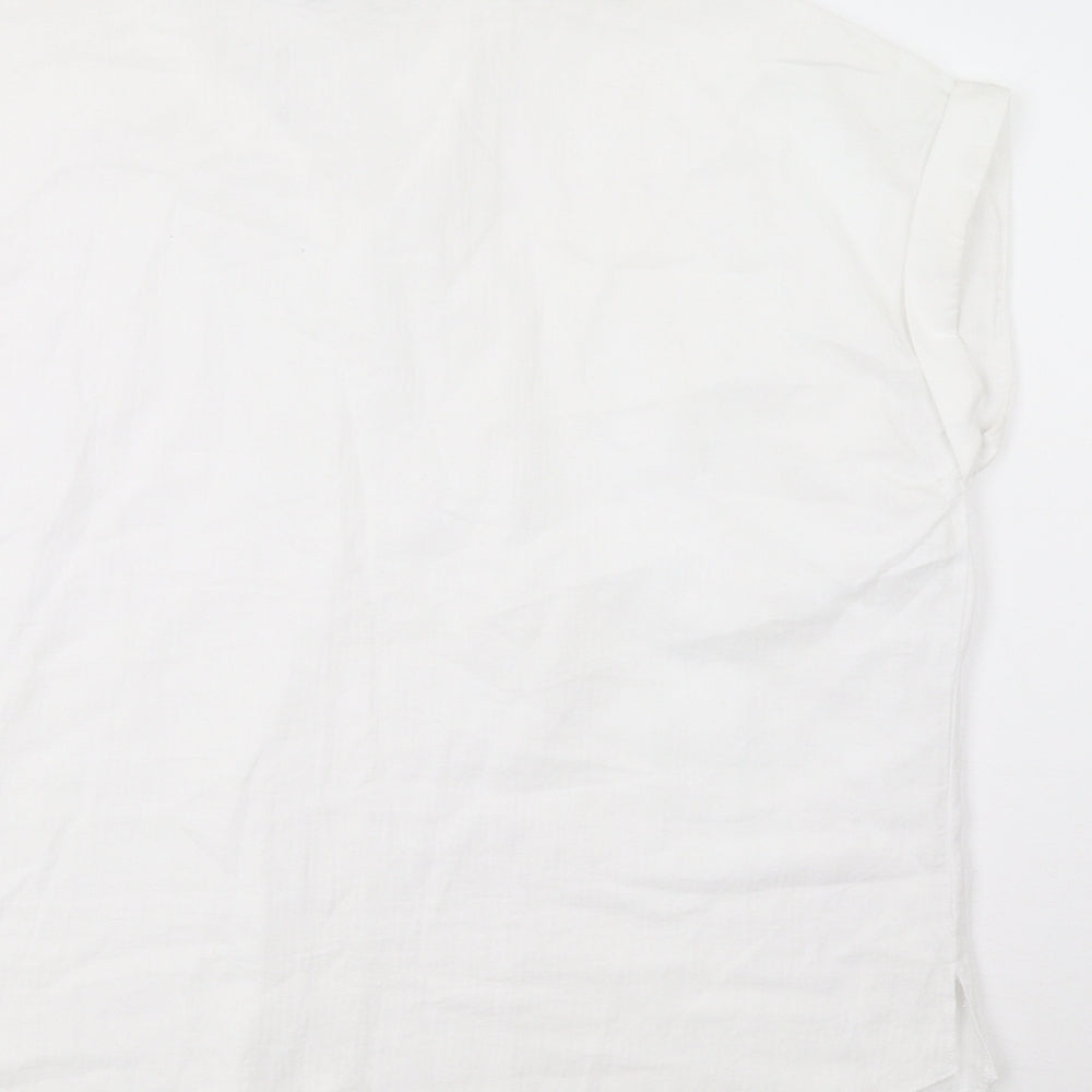F&F Womens White   Basic Button-Up Size 18