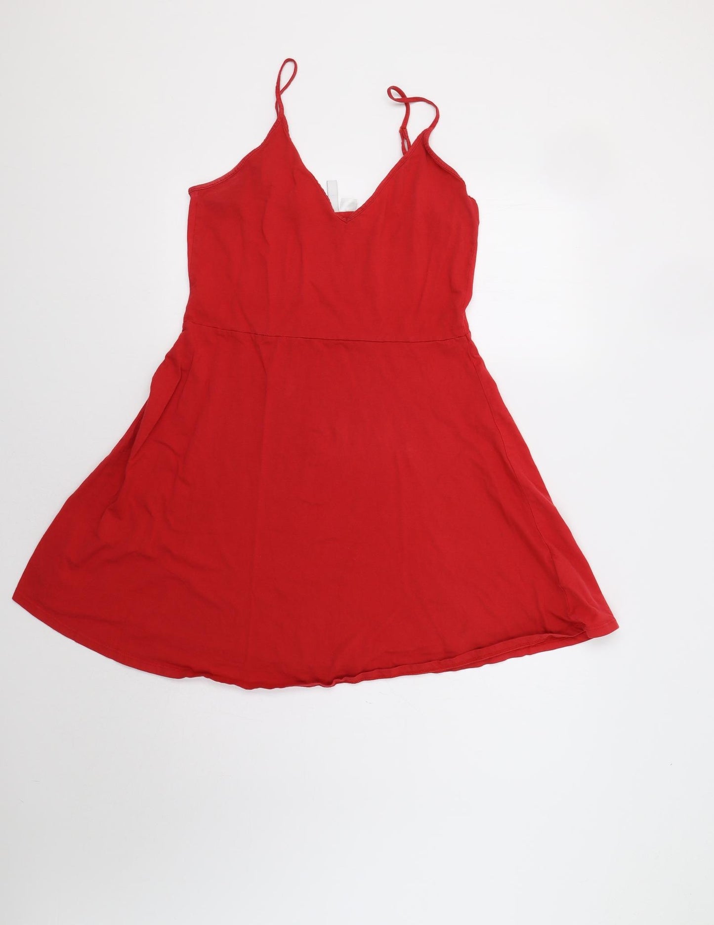 H&M Womens Red   Tank Dress  Size L