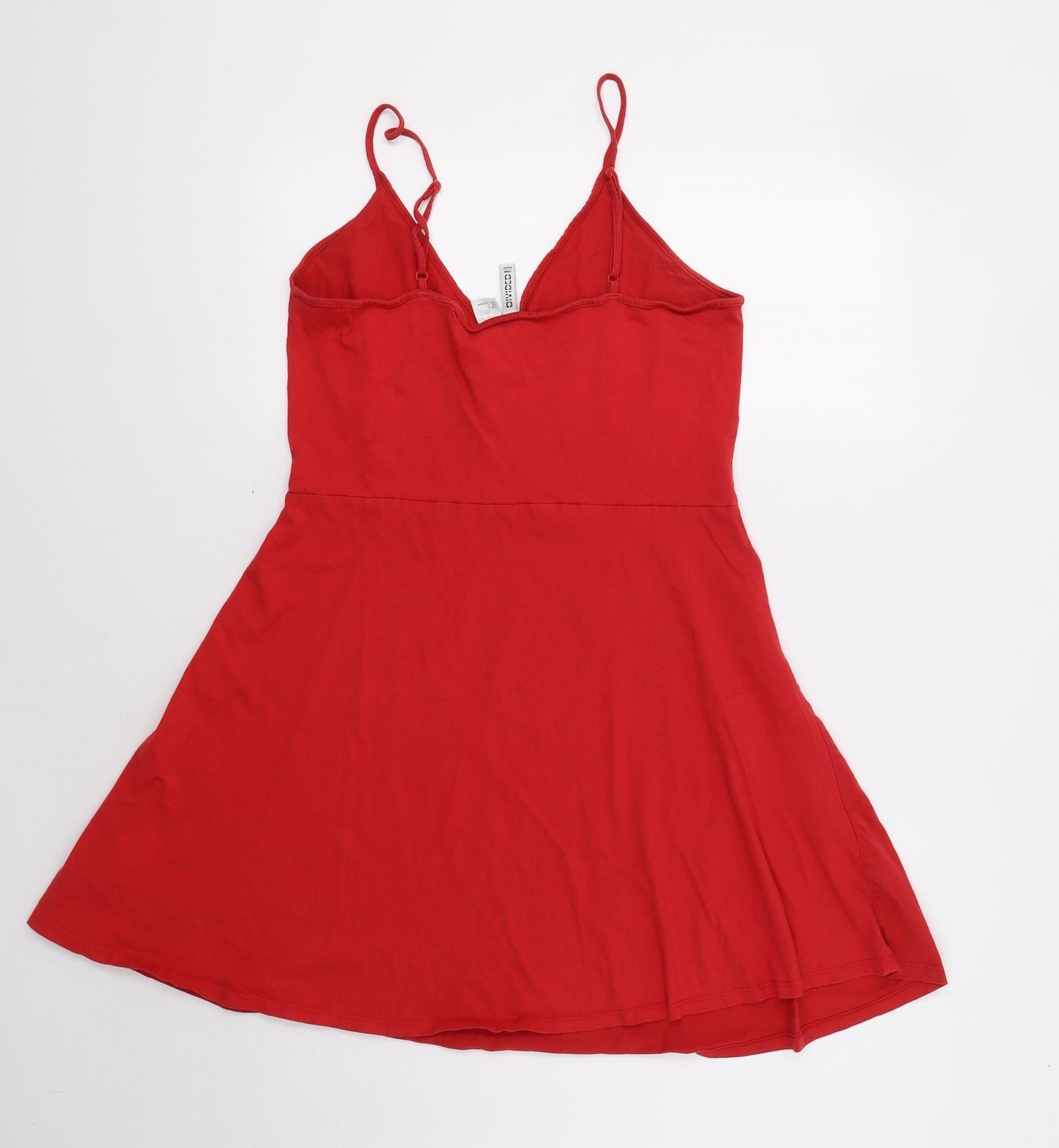 H&M Womens Red   Tank Dress  Size L