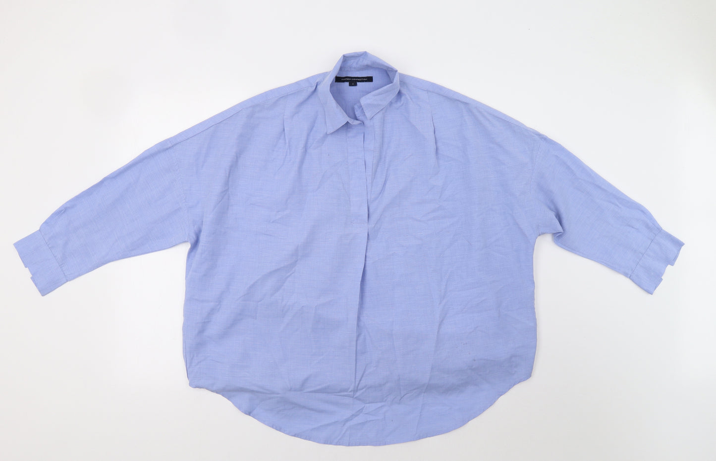 French Connection Womens Blue   Basic Blouse Size S