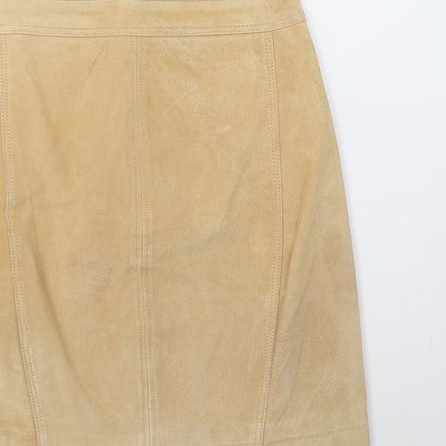 MNG Womens Beige   Mini Skirt Size S