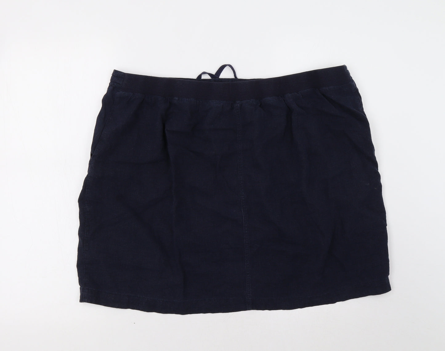 Peacocs Womens Blue   Mini Skirt Size 20